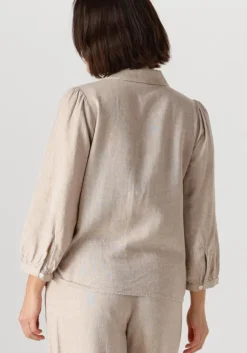 beige msch copenhagen blouses mschpennie ginia 3 4 shirt