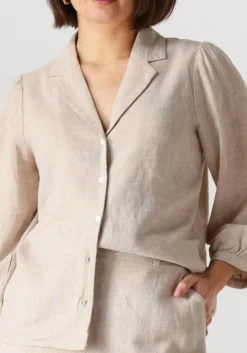 beige msch copenhagen blouses mschpennie ginia 3 4 shirt