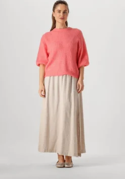 beige msch copenhagen midirok mschpennie ginia hw skirt