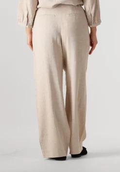 beige msch copenhagen pantalon mschpennie ginia hw pants