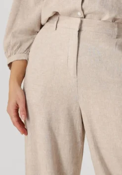 beige msch copenhagen pantalon mschpennie ginia hw pants