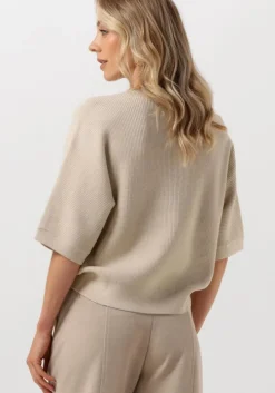 beige msch copenhagen trui mschamari rachelle 2/4 pullover