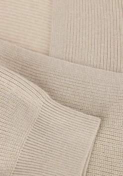 beige msch copenhagen trui mschzinelle rachelle wrap pullover