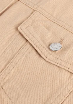 beige na-kd gilet oversized denim vest