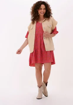 beige na-kd gilet oversized denim vest