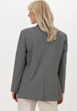 beige neo noir blazer sisca woven blazer