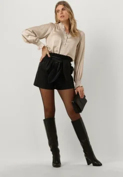 beige neo noir blouses brielle satin blouse