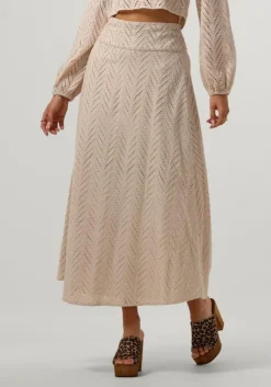 beige neo noir maxirok torino wave skirt