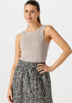 beige neo noir top ollie knit top