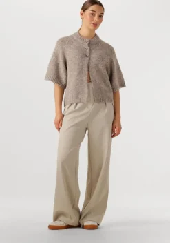 beige neo noir vest benuta fluffy knit cardigan