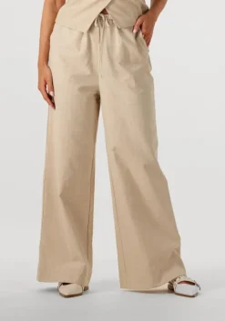 beige neo noir wijde broek heifa stripe pants