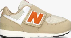 beige new balance lage sneakers nw574
