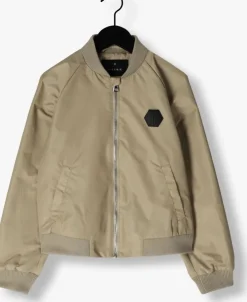 beige nik & nik jack golden jacket