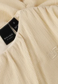 beige nik & nik mini jurk sandra dress