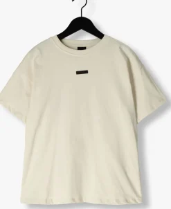 beige nik & nik t-shirt bloom oversized t-shirt