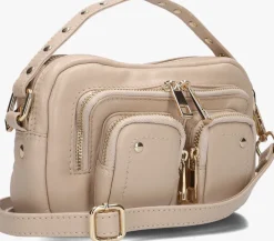 beige núnoo schoudertas helena puffed sheep