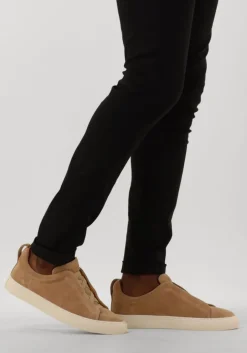 beige nokwol lage sneakers connor