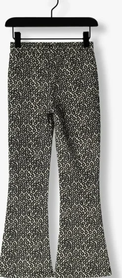 beige nono flared broek sady ikat flared pants