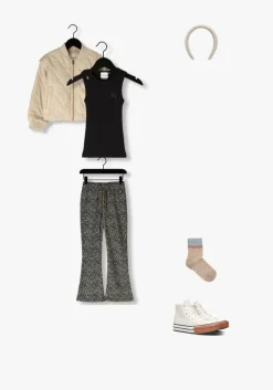 beige nono flared broek sady ikat flared pants