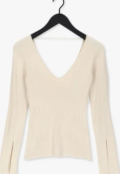 beige notes du nord trui christine knitted blouse