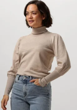 beige notre-v coltrui basic knit blouse