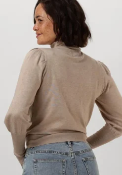 beige notre-v coltrui basic knit blouse