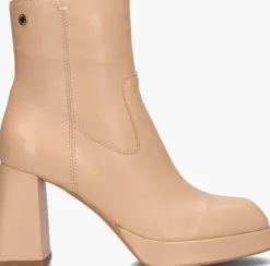 beige notre-v enkellaarsjes ao132