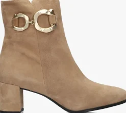 beige notre-v enkellaarsjes 8558