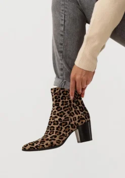 beige notre-v enkellaarsjes at 156