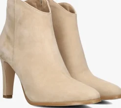 beige notre-v enkellaarsjes 7433