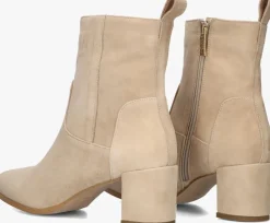 beige notre-v enkellaarsjes 8543