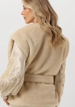 beige notre-v gilet nv-edi