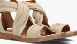 beige notre-v platte sandalen 1gamba102