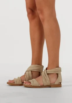 beige notre-v platte sandalen 1gamba102