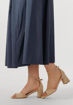 beige notre-v sandalen met hak 46654