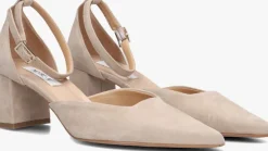 beige notre-v sandalen met hak 35514
