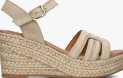 beige notre-v sandalen met hak as-14372