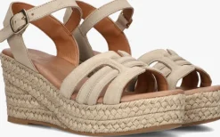 beige notre-v sandalen met hak as-14372