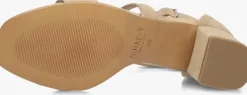 beige notre-v sandalen met hak 16036