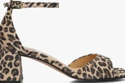 beige notre-v sandalen met hak 46654