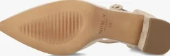 beige notre-v sandalen met hak 35518
