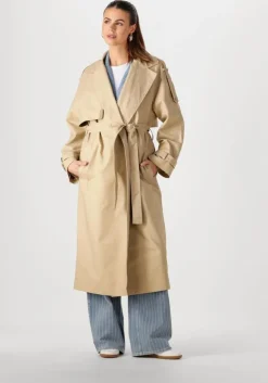 beige notre-v trenchcoats nv-fifi