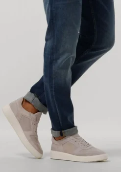 beige nubikk lage sneakers jiro luca