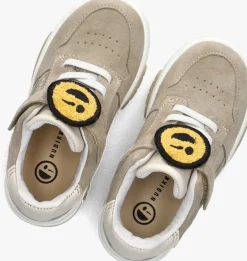 beige nubikk lage sneakers basket court jr