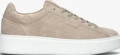 beige nubikk lage sneakers vince tora dames