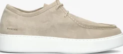 beige nubikk lage sneakers vince ryan