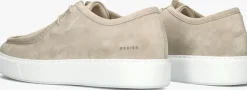 beige nubikk lage sneakers vince ryan
