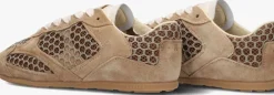 beige nubikk lage sneakers riley morgan