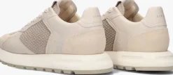 beige nubikk lage sneakers rose nomad