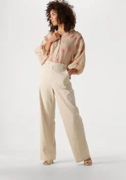 beige nukus blouses tina blouse embroidery